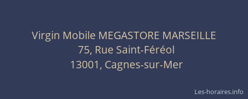 Virgin Mobile MEGASTORE MARSEILLE