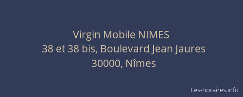 Virgin Mobile NIMES