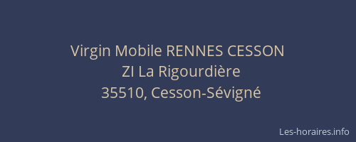 Virgin Mobile RENNES CESSON