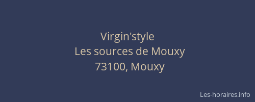 Virgin'style