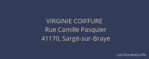 VIRGINIE COIFFURE