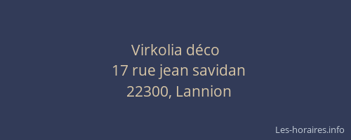 Virkolia déco