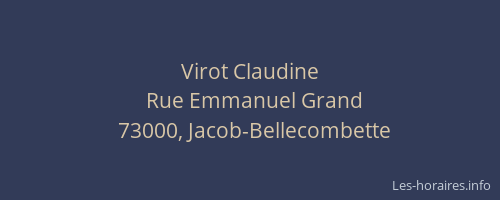 Virot Claudine