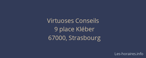Virtuoses Conseils