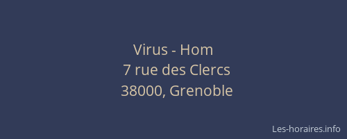 Virus - Hom