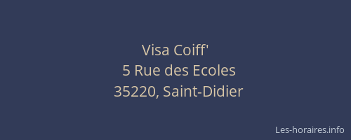 Visa Coiff'