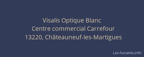 Visalis Optique Blanc