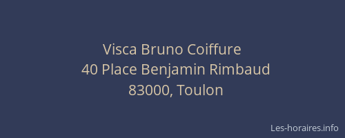 Visca Bruno Coiffure