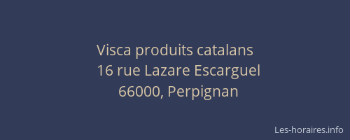 Visca produits catalans