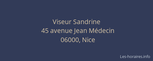 Viseur Sandrine