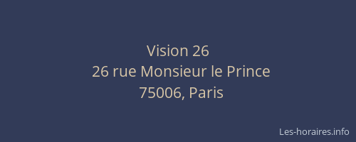 Vision 26