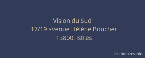 Vision du Sud