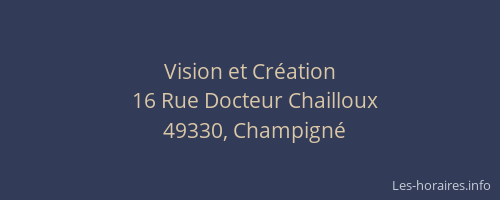 Vision et Création
