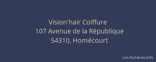 Vision'hair Coiffure