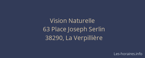 Vision Naturelle