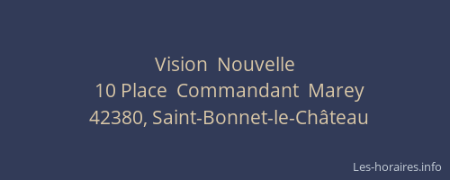 Vision  Nouvelle