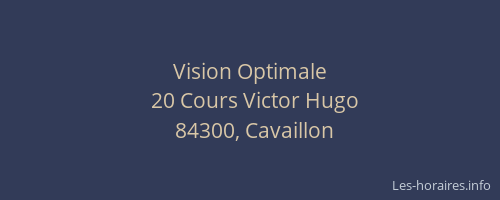 Vision Optimale