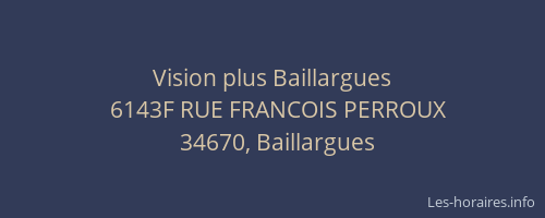 Vision plus Baillargues