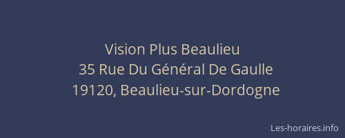 Vision Plus Beaulieu