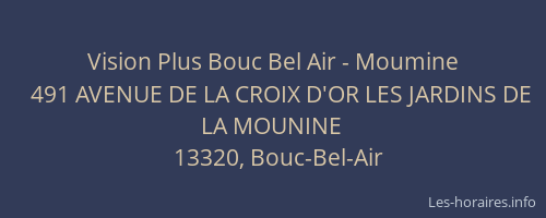 Vision Plus Bouc Bel Air - Moumine