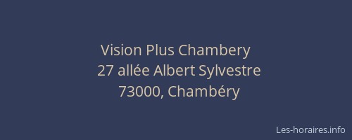 Vision Plus Chambery