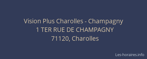 Vision Plus Charolles - Champagny