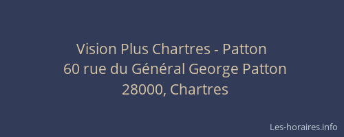 Vision Plus Chartres - Patton
