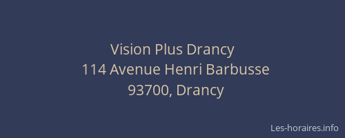 Vision Plus Drancy