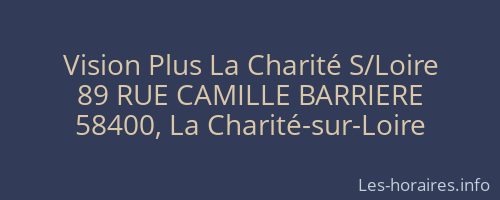 Vision Plus La Charité S/Loire