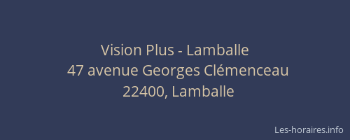 Vision Plus - Lamballe