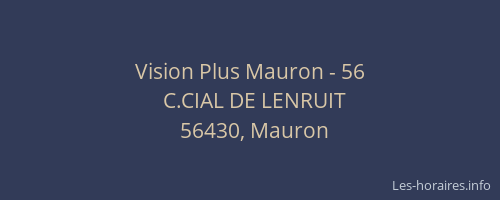 Vision Plus Mauron - 56