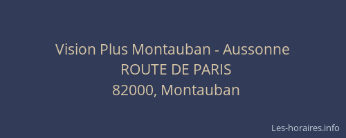 Vision Plus Montauban - Aussonne
