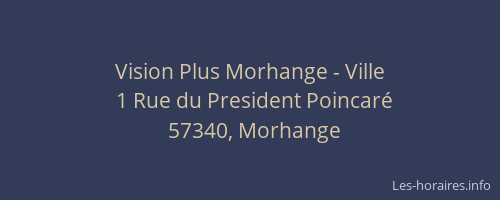 Vision Plus Morhange - Ville