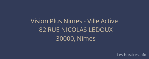 Vision Plus Nimes - Ville Active