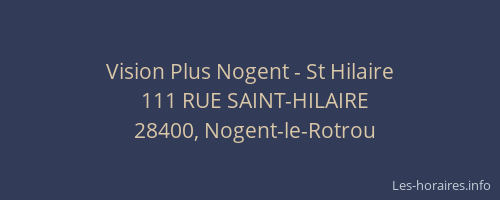 Vision Plus Nogent - St Hilaire