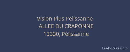 Vision Plus Pelissanne