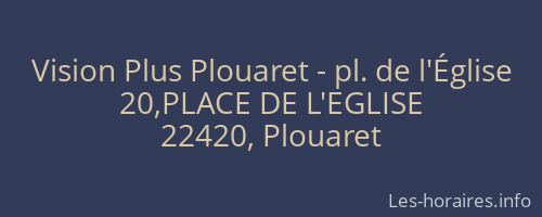 Vision Plus Plouaret - pl. de l'Église