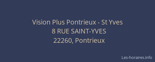 Vision Plus Pontrieux - St Yves
