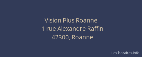 Vision Plus Roanne