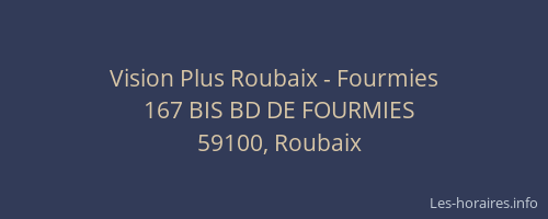 Vision Plus Roubaix - Fourmies