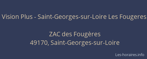 Vision Plus - Saint-Georges-sur-Loire Les Fougeres