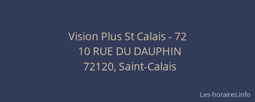Vision Plus St Calais - 72