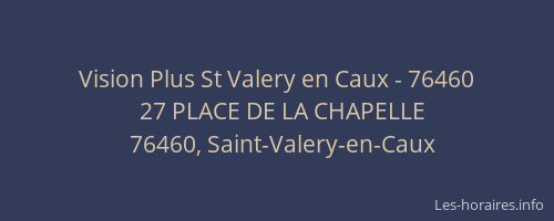 Vision Plus St Valery en Caux - 76460