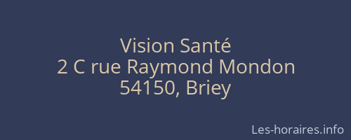 Vision Santé