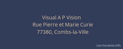 Visual A P Vision