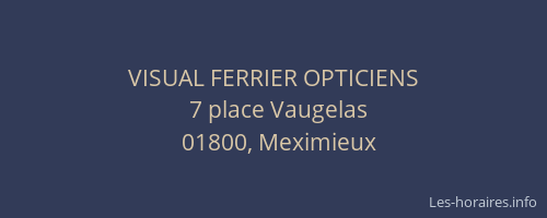 VISUAL FERRIER OPTICIENS