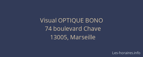 Visual OPTIQUE BONO
