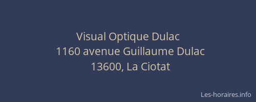 Visual Optique Dulac