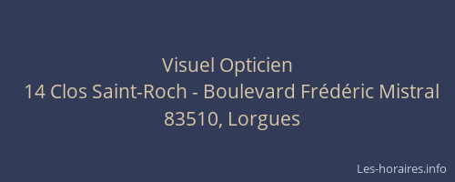 Visuel Opticien