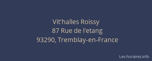 Vit'halles Roissy